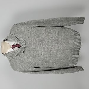 Men's Urban Pipeline Cardigan Sweater (M) - Silver Grey